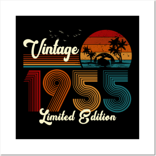 Vintage 1955 Shirt Limited Edition 65th Birthday Gift Posters and Art